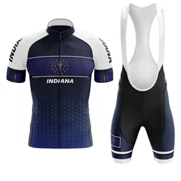 2023 Indiana Men Cycling Jersey Set Summer Mountain Bike Clothing Pro Bicycle Cycling Jersey Sportswear Suit Maillot Ropa Ciclismo