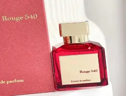 Baccarat Perfume 70 ml Maison Bacarat Rouge 540 Extrait Eau de Parfum Paris Man Man Kobieta Kolonia Spray Długowy zapach PR4013932