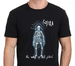 Erkek Tişörtleri Gojira Tüm Et Kapağı Yolu T-Shirt Siyah Boyut: S-3XL 2023 Moda Kısa Kol