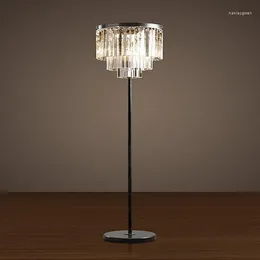 Stehlampen Moderne Kristalllampe LED Bodenlicht Mode Arbeitszimmer Stehend Kreative Vintage Coffee Shop El