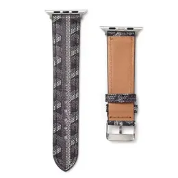 Toppdesignerband Presentklockarmband för Apple Watch Band 45 mm 42 mm 38 mm 40 mm 44 mm 49 mm band Läderrem Armband Mode G Flower Armband iwatch 8 7 6 5 4 SE