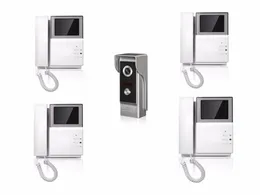 Video Door Phones 4.3 Inch Handheld TFT Monitor 1v4 Two Way Intercom Phone XSL-43E165-MVideo