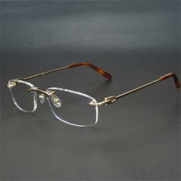 10 % RABATT auf neue Luxus-Designer-Sonnenbrillen für Herren und Damen 20 % RABATT Trend Metals Square Clear Random Glass Optical Frame Glasses for Computer 9011Kajia