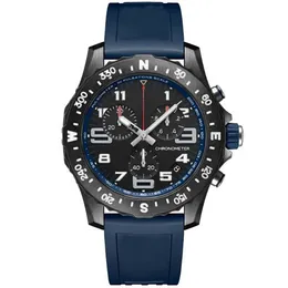 Men's Watch Japan Quartz Endurance Pro Avenger Chronograph 44mm Watches Rubber 1884 Men Watches Hardex Glass Wristwatches
