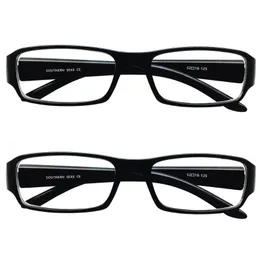 Solglasögon ramar tvilling packar två par -1 -2 -3 -4 -5 -6 närsynta glas Menskvinnor glasögonkontor hem shortsighted glasögon svart