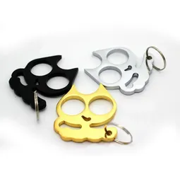 Cartoon Cat Self Defense Keychain Emergency Survival Tool Decorative Key Chain for Women Ladies Girls Key Buckle Outdoor Keyrings 7711717