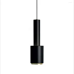 Pendant Lamps 1 Head Nordic Artek Plated Metal Led E27 Light H44cm Painted Dining Room Hanging Lamp 4 Colors