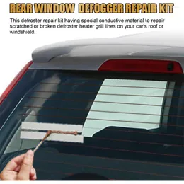 Biltvättlösningar 60 ml DIY bakre fönster defogger reparationssats Hållbart effektivt uppförande ellim defogging underhåll lätt att använda