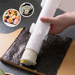 Sushi Tools Quick Sushi Maker Roller Rice Mold Bazooka Vegetable Meat Rolling Tool Gadgets DIY Sushi Making Machine Kitchen Ware Gadgets 230327