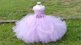 Girl's Dresses POSH DREAM Beautiful Pink Princess Tutu Dress Kids Girls Ball Gown with Rhinestone Perfect for Weddings Flower Girl Dresses