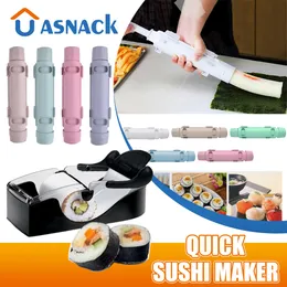 Sushi Tools Sushi Maker Quick Sushi Bazooka Japanese Roller Rice Mold Vegetabiliska kött Rullande DIY Sushi Making Machine Sushi Tools 230327