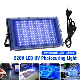 Grow Lights 300W 220V UV GEL Curing Lamps 395nm 365nm LED Curing Lights for Circuit Repair Shadowless Glue Epoxy Resin Adhesive 3D Printing