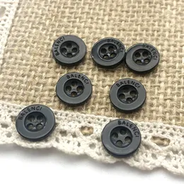 Botões de letras especiais para costura de botões de letras naturais para camisa cardigã terno comercial