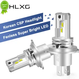 NEU HLXG LED H4 H7 CSP Mini -Projektorlampen Hi/Lo Beam für Auto -Scheinwerfer -Glühbirnen Motocycle H4 LED Luces LED Para Auto 12V 6000K 12000LM