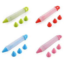 Festive Supplies Other & Party 4Pcs Silicone Food Writing Pen Cake Decorating Tools DIY For Cookie Cream Pastry Chocolate