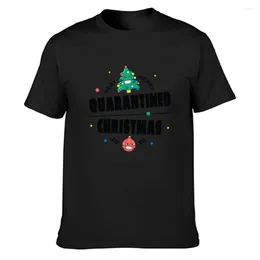 T-shirt da uomo Very Merry Quarantined Christmas 2023 Camicia a maniche corte Famosa over size S-5XL Stampa Costume autentico naturale