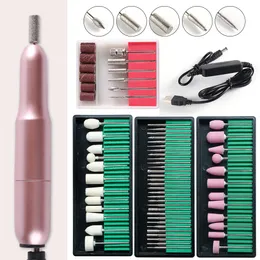 Nail Art Equipment Portable Electric Nail Sander Professional Drill Machine Milling Cutter Set Polisher Apparatus for Manicure and Pedicure SAUSB 230325
