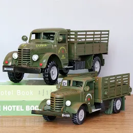 창조적 인 자동차 모델 장난감, Tinplate Retro Vintage Car, China Jiefang 브랜드 트럭, 인공 와인 랙, 파티 선물, 수집, 가정 장식