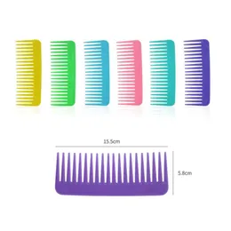 Solid Color Anti-Static Massage Hair Combs Borstar Färgglada frisörskam Hårborste för Women Girls Hair Styling Tool 318