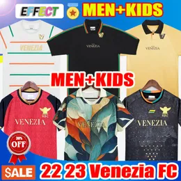 21 22 23 Venezia FC Soccer Jerseys home Black Away White Third 4th Red 10# ARAMU 11# FORTE Venice 2021 2022 2023 BUSIO 27# Football Shirts 3rd Adukt MEN Kids Kit Uniforms