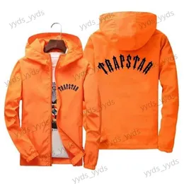 Mäns jackor Trapstar Letter Print Spring and Autumn Men's Jacket Ny Casual Sports Coat Windproof Men's Jacket Stor T230327