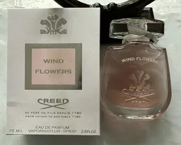2023Luxury Brand Creed Wind Flowers Parfum Geur Eau de Parfum 75ml Paris 2.5fl.oz Langdurige geur EDP Woman Keulen Spray Women Intense Geur 8-36