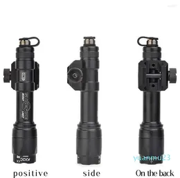 Flashlights Torches M600C Training Tactical Torch Outdoor Strong Light LED Long Bright Lighting 55 Mouse Tail Wire Control Waterproof 996