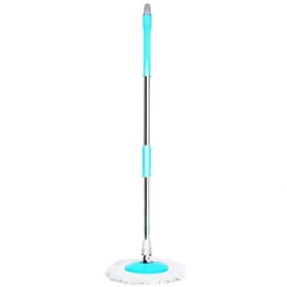 MOPS Floor Cleaning 360 درجة قضبان ممسحة سميكة من الفولاذ المقاوم للصدأ قابلة للسحب لضغط اليد الدوار MAP MOP CLEANING MOP دوارة 230404