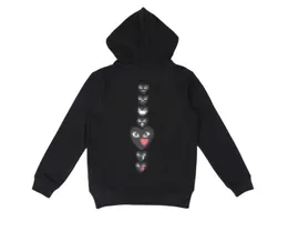 Cdg Mens Sweatshirts Designer Hoodies Com Des Garcons Sweatshirt Mockneck Plays Big Heart Hoodie Full Zip Up Beige Brand Size Ch Yxi