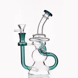 Hookahs Small Backwater Glass Bong 14mm Female Joint Bubbler Water Pipes 8.2 Inch Oil Dab Rig Smoking Accessories Bongs With Quartz Banger Or Bowl