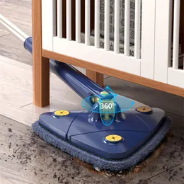 MOPS Limpeza de piso Squeegee MOP Triângulo Adealezer Hand Free Fas fácil de drenar a janela do limpador Brush house Lazy Magy X Tipo 230327