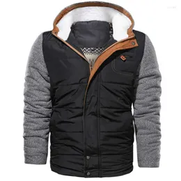 Piumino da uomo di marca Parka Giacca invernale da uomo Taglia europea M-3XL Cappotto da uomo spesso in cotone sottile casual con cappuccio Casaco Masculino caldo