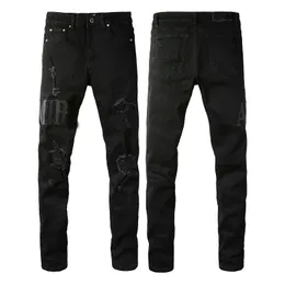 Męskie w trudnej sytuacji porwane obcisłe dżinsy rurki męskie dżinsy szczupła motocykl Moto Biker przyczynowe męskie spodnie dżinsowe Hip Hop męskie dżinsy118