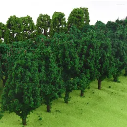 Decorative Flowers 40Pcs/Set Model Trees 3-9CM Train Railroad Tree Scale Garden Park Landscape Scenery Mixed Miniature Decor