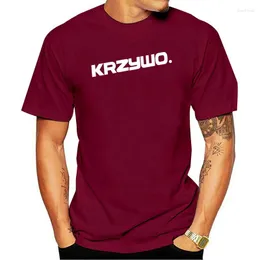 Magliette da uomo Koszulka Krzywo Polacco Polska Polski Rap Hip Hop Uk Prosto Mc Bluzy 2023 T-shirt Top all'ingrosso