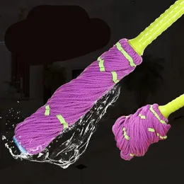 Mops Replacable 360 Degree Self-Winning Rotary Mop Smart Windows House Kitchen Tiles Wash Floors Cloth Cleaning children sweeping Mop 230327