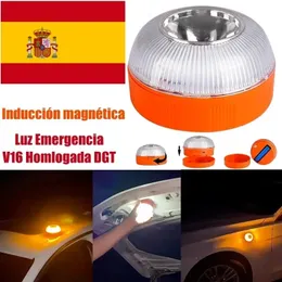 Освещение светодиодного автомобиля Аварийный свет v16 фонарик магнитный индукционный стробоскочный световой дорожный аварии