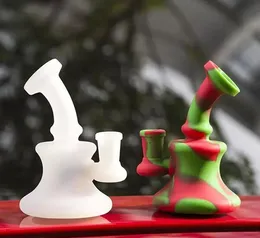 Novo design Reciclador de cano de água de silicone Acessórios para fumantes de cachimbo de silicone Bonicone Bongus Banger com Removível de cabeça de chuveiro