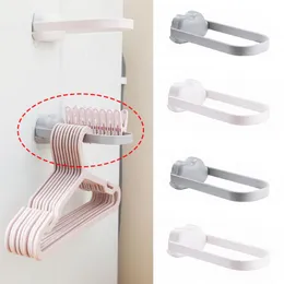 Hooks Rails Multifunctional Hangers Storage Rack Clothes Peg Hanger Shelf Closet Organizer Plastic U-Shape Wall Rackhooks