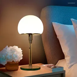 Table Lamps Glass Lamp Living Room Bedroom Post Modern Creative Personality Retro Atmosphere Floor Study El