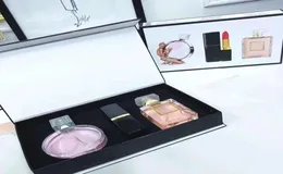 Marka Makyaj Koleksiyonu Mat Ruj 15ml Parfüm 3 Kadınlar İçin Hediye Kutusu ile 1 Kozmetik Kit