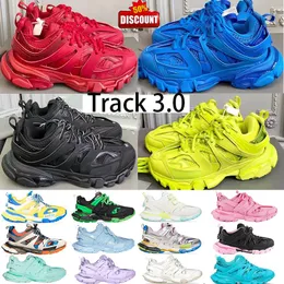 Balencigas Balencaigaity Designer Luxury Brand Men Women Running Shoes Track 3 3.0 Triple White Black Sneakers Tess.s. Gomma Le Ezi