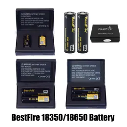 Neue Schwarze Verpackung Original Bestfire BMR 18350 Batterie 18650 2700mah 50a 3,7 V 3100mah 40a 1300mah 30a wiederaufladbare Lithiumbatterien für E-Cigs Vape Box Taschenlampe