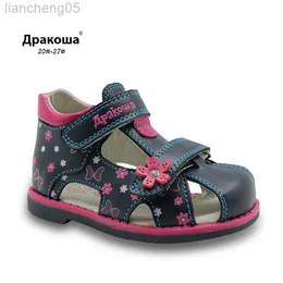 Sandaler Apakowa Summer Classic Fashion Chiles Shoes Toddler Girls Sandaler Kids Girls Pu Leather Sandals Butterfly With Arch Support W0327