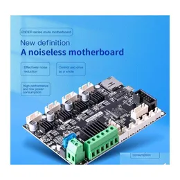 Werkzeugteile Creality 3D 32Bit Silent Motherboard für Ender2 Pro Ender V2 Ender3 3 Ender5 Ender6 Max 220704 Drop Lieferung Hausgarten Dhy9L