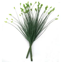 Decorative Flowers Simulation Of Spring Leaves Grass Plants Wedding Plant Wall Accessories Garden Design Site Layout Props Jungle Party