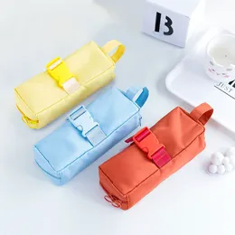 Pencil Bags Pen Bag Japan and South Korea Large -capacity Cartoon Pen Bag Simple Multi -functional Stationery Pencil Bag 230327