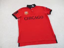 Męska koszula Polos Shirt Thirt Marka Miami New York Chicago Los Angeles Dubai Drafted S-5xl