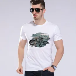 T-shirt da uomo Private Custom Motorcycles Shirt Uomo Biker Victory Motocicletta Casual Holiday Gifts Tshirt Tee Marchio di abbigliamento Moe Cerf H8-23 #