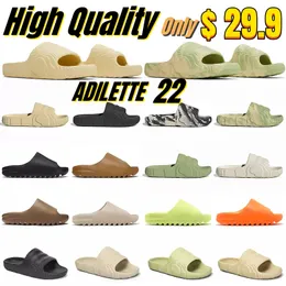 Tasarımcı Ayakkabı Adilette 22 Moda Terlik Platform Terlik Slip-on Slide Magic Lime Çöl Kumu Siyah Gri Onyx Hardal Kemik Outdoor Sandalet Plaj Ayakkabısı